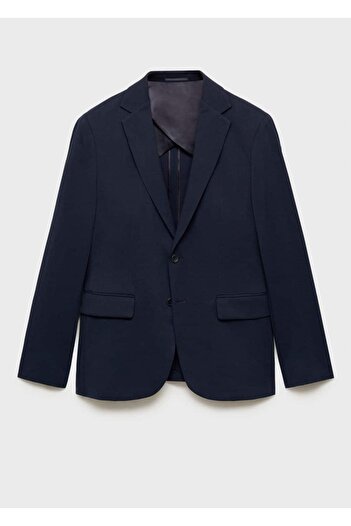 MANGO Man Verner Dar Kesim Pamuklu Blazer Ceket
