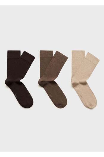 MANGO Man 3 Paar Baumwollsocken