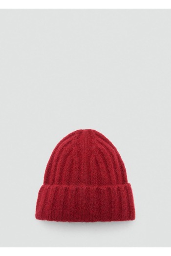 MANGO Woman Rubber Knitted Beanie