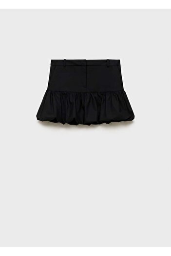 MANGO Woman Volanlı balon mini etek