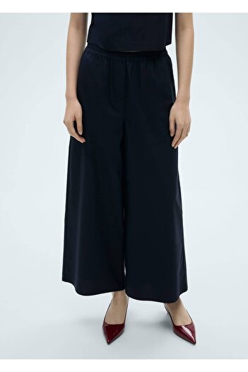 MANGO Woman Cotton culotte pants