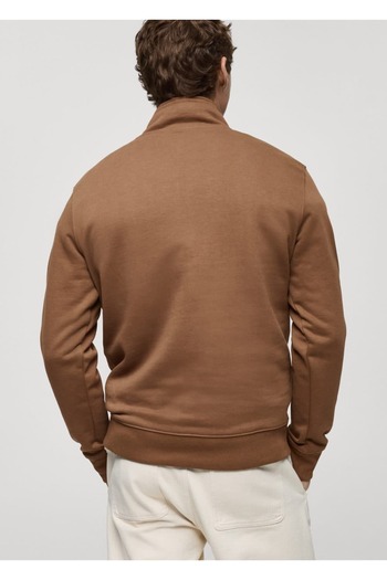 MANGO Man Regular Kesim Fermuarlı Yaka Sweatshirt