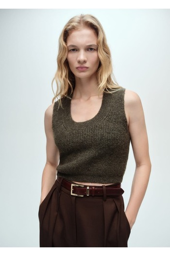 MANGO Woman Knitwear cropped blouse