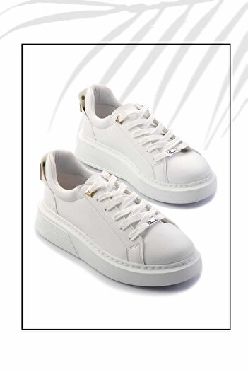 Bambi Λευκό Γυναικείο Sneaker Κ 01824212209