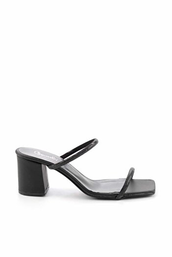 Bambi Women's Black Slippers K04935000609