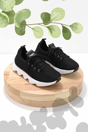 Bambi Black Stretch Women's Sneaker K01828009017
