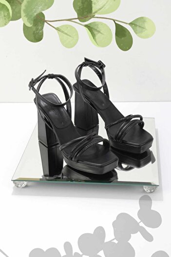 Bambi Black Women's Classic Heeled Shoes K05326065209