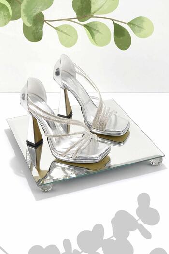 Bambi Lame Mirror Women's Evening Dress Shoes K01375002139