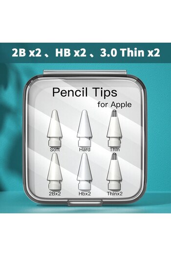 Choice For Apple Pencil Pen Nib Pencil Case For Apple Pencil Tip 2b Hb 3.0 Soft Hard For Apple Pencil 1s...