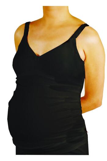 LİYACA Maternity Breastfeeding Undershirt with Cotton and Lycra Bra