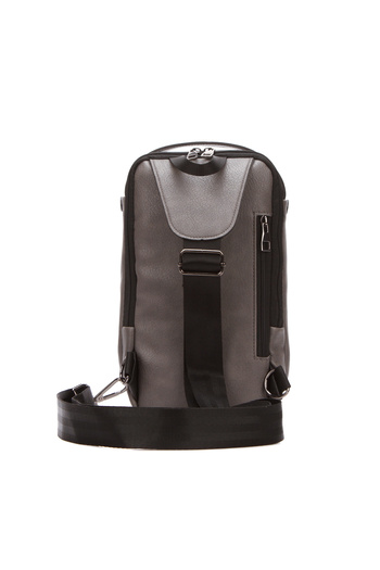 Newish Men's Gray Crossbody Hand and Shoulder Bag