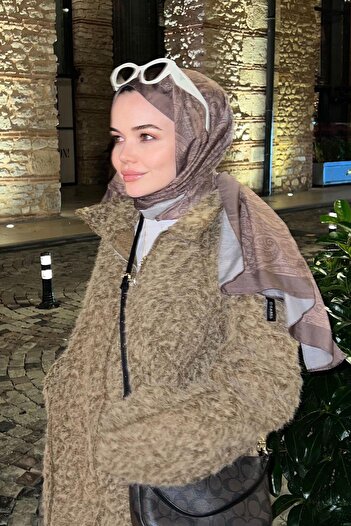 carell Nilla Ocean Mink Sevda Kaba's Choice - Cotton Shawl