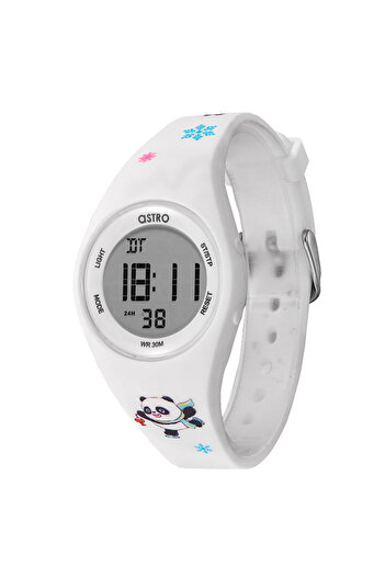 Astro Kids Digital White Dial Watch - A23904-PPWW-PA