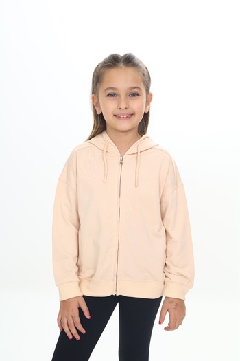 Toontoy Girl's Hooded Cardigan