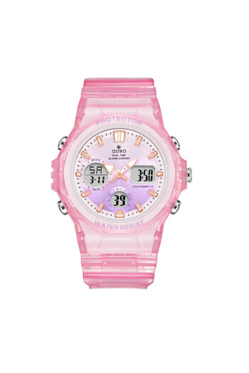 Astro Kids Analog-Digital Purple Dial Watch - A24805-PPPP
