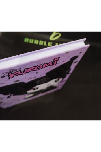 bundle island Kuromi Hello Kitty Hardcover Hard Cover Agenda Daily Multi-Purpose Striped Notebook