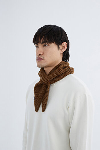 Nordbron Unisex Brown Acrylic - Proof Textured Knitwear, Soft Thick Zunhi