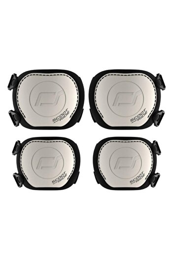 SCOOT AND RIDE Xxs-s Dizlik Ve Dirseklik Scooter Koruyucu Set Açık Gri 230925-00017