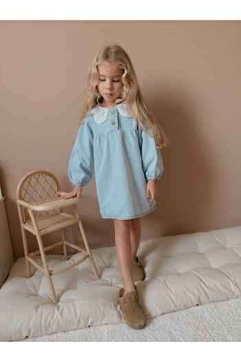 YİGİT BUTİK Τζιν φόρεμα Yigit Boutique Lace Collar