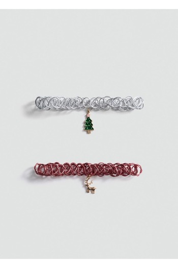 MANGO Kids Set of 2 Christmas Choker Necklaces