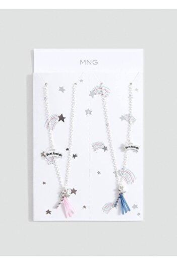MANGO Kids Set de 2 coliere Best Friends