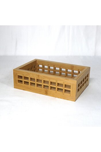 BLUE SİDE 3 Lü Stil Kare Bölme Desenli Retro Düzenleyici Organizer Sepet