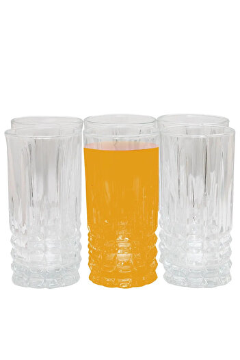 Alsaif Gallery Set of 6-piece glass water cups
