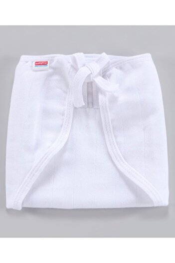 Babyhug Babyhug Reusable Muslin Nappy Set U-Shape Medium 5-12M - Eco-Friendly Breathable Pack of 12