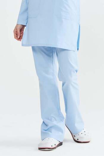 Çatı Medikal Ice Blue UltraLycra Modest - Tricou cu fundul unic pentru doctor și asistentă din Lycra