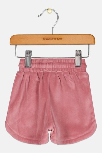 Fila Dusty Pink Girls Toddlers Logo Shorts