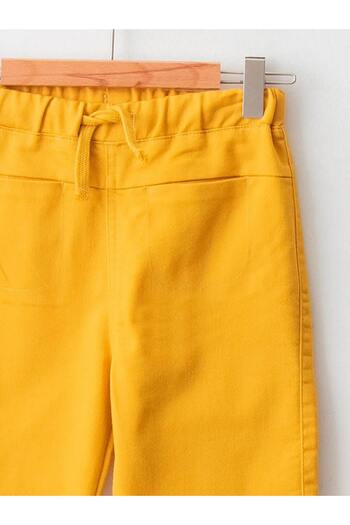 LC Waikiki LCW baby Sarı Beli Lastikli Basic Erkek Bebek Pantolon