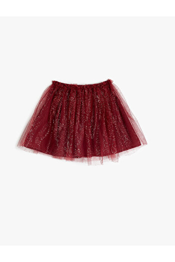 Koton Tüll-Glitzer-Tutu-Rock mit elastischem Bund