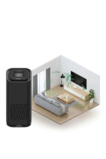 Ally K2 Araç -araba Için Mini Hava Temizleyici Taşınabilir Air Purifier Siyah
