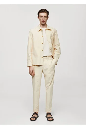 MANGO Man Παντελόνι Slim Fit από 100% βαμβάκι