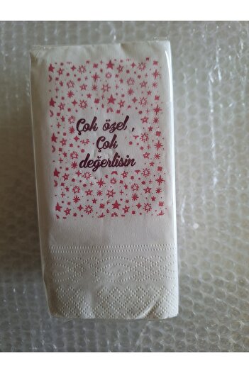 YAKUT 50 Double Layer Talking Napkin Written Presentation Napkin Napkin