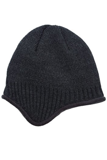 AXE SPORTSWEAR Антрацитовий колір Зимовий шапка з підкладкою та вухами Winter Beret