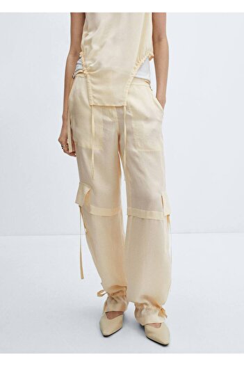 MANGO Woman Lyocell Cargo Pants