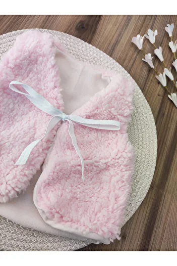 Bebella Welsoft Fabric - Cotton Inner - Front Ribbon Baby Girl and Boy Newborn Ecru Vest