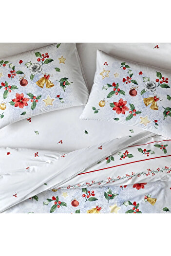 Taç Red Crown Ranforce Double Glow Duvet Cover Set