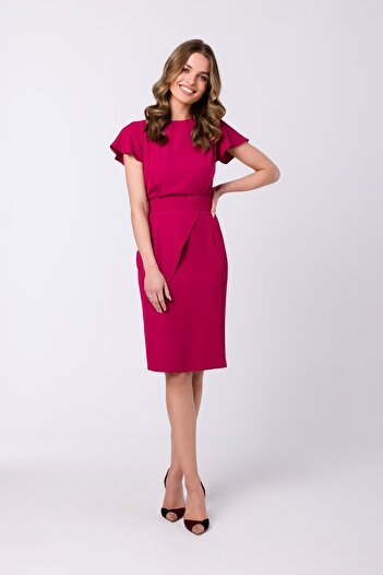 Stylove Pencil dress with short sleeves