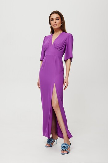 Makover Maxi dress with a slit on the leg