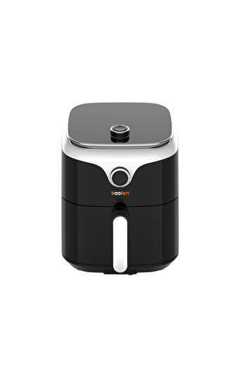 Koolen Air Fryer 1400W 3.5L Black and Silver with Heat Control