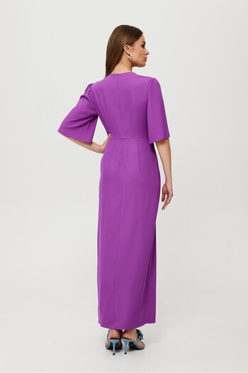 Makover Maxi dress with a slit on the leg