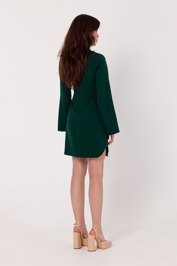 Makover Dress with a teardrop cutout in the neckline