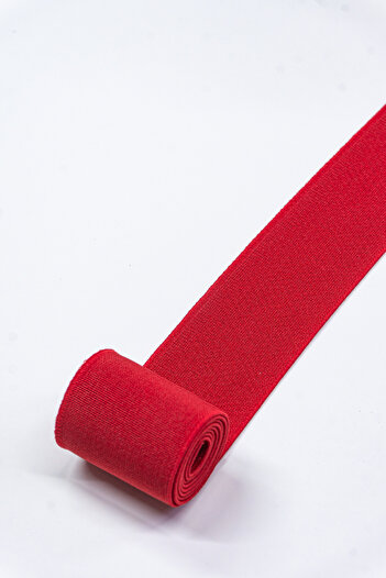 Dokumarkt 4 cm Fikseli Woven Rubber - Belt & Sandals & Shoes Side Band Rubber - 1 Meter