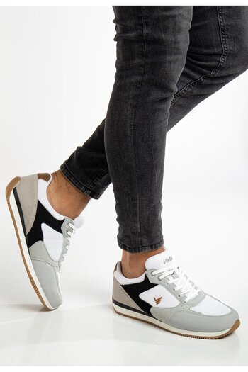 Dilimler Ayakkabı White Anorak - Men's Waterproof Lace-Up Sneakers