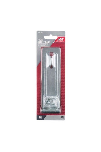 ACE High Quality Zinc Fixed Staple Safety Hasp 6inch