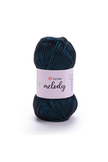 Yarnart Melody - Φωτεινό Χειροποίητο Πλεκτό Σπάνιο Petrol Green-890