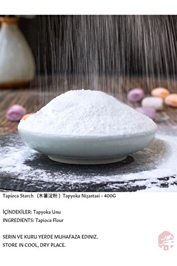 XUSHI GIDA Tapyoka Nişastası (Tapioca Starch) - 500G