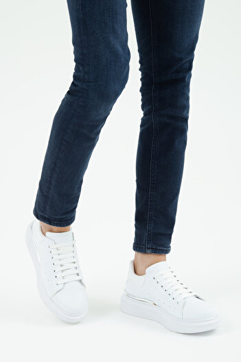 Tamer Tanca Beyaz - Erkek Vegan Sneakers & Spor Ayakkabı 804 642 Erk Ayk Sk22/23